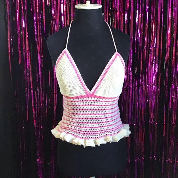 Other - NWOT Crochet Halter Top and Shorts